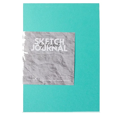 FANART ACADEMY SKETCH JOURNAL A5 60 YAPRAK 110gr TURKUAZ (F-8662.A5) - 1