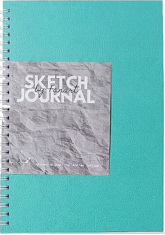 FANART ACADEMY SKETCH JOURNAL A5 60 YAPRAK 110gr TURKUAZ (F-8662.A5) - 1