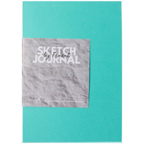 Fanart Academy Sketch Journal A5 60 Yaprak 110Gr Turkuaz (8662.A5) - 1