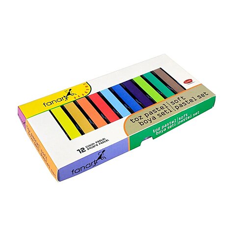 FANART ACADEMY TOZ PASTEL BOYA 12 RENK (F-4000.S12) - 1