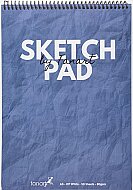 FANART ACADEMY ÜSTTEN SPİRALLİ SKETCH PAD A5 50 YAPRAK 80gr MAVİ (F-8681.A5) - FANART ACADEMY