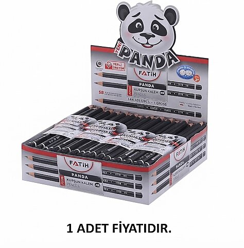 FATİH 11110 PANDA YUVARLAK KURŞUN KALEM - 2