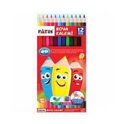 Fatih 33112 Kuru Boya Tam Boy 12 Renk Karton Kutu - FATİH
