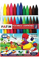 FATİH 50110 KISA CRAYONS PASTEL BOYA KALEMİ 12 RENK - FATİH