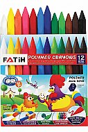 FATİH 50110 KISA CRAYONS PASTEL BOYA KALEMİ 12 RENK - FATİH