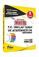 FİDES YAYINLARI 8.SINIF T.C.İNKILAP TARİHİ VE ATATÜRKÇÜLÜK SORU BANKASI MENTOR - FİDES YAYINLARI