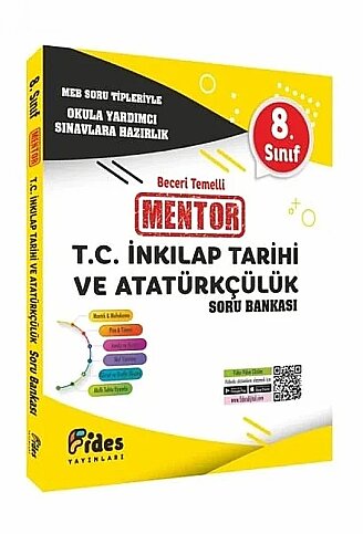 FİDES YAYINLARI 8.SINIF T.C.İNKILAP TARİHİ VE ATATÜRKÇÜLÜK SORU BANKASI MENTOR - 1