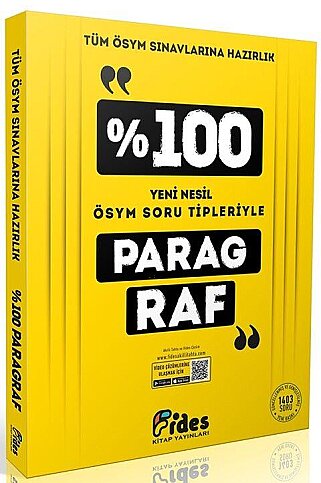 FİDES YAYINLARI PARAGRAF-SORU BANKASI-ÖSYM SORU TİPLERİYLE - 1