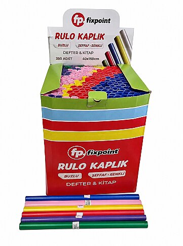 FİXPOİNT P-8144 DEFTER KABI 40x150m KARIŞIK RENK - 1