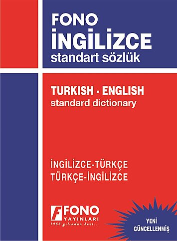 FONO YAYINLARI İNGİLİZCE STANDART SÖZLÜK - 1