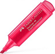 FABER-CASTELL ŞEFFAF GÖVDE FOSFORLU KALEM KIRMIZI (5030154621) - FABER-CASTELL