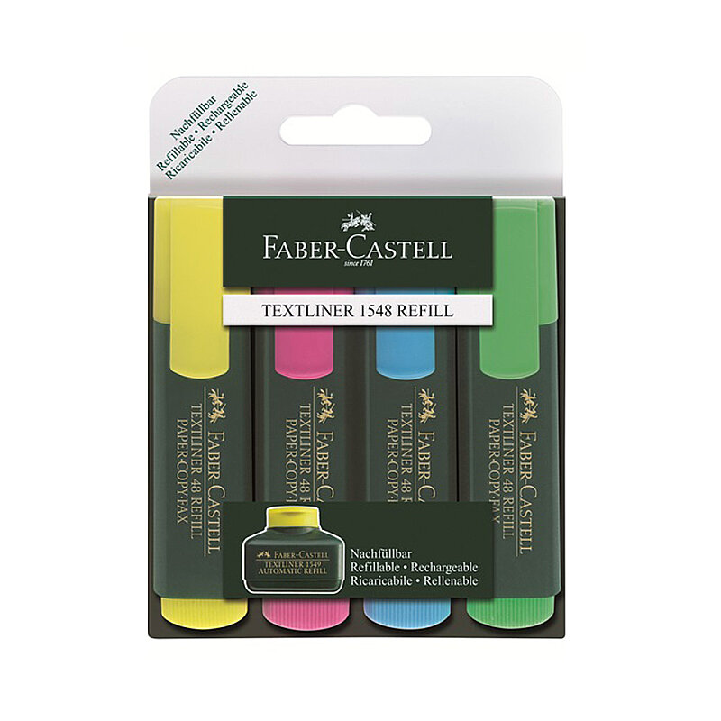 FABER-CASTELL FOSFORLU KALEM SETİ 4 RENK (5038154804)