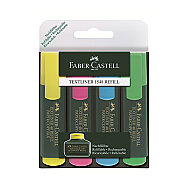 FABER-CASTELL FOSFORLU KALEM SETİ 4 RENK (5038154804) - FABER-CASTELL