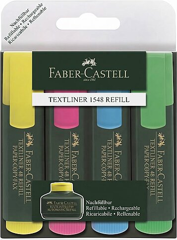 FABER-CASTELL FOSFORLU KALEM SETİ 4 RENK (5038154804) - 1