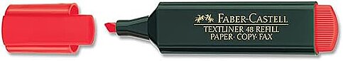 FABER-CASTELL FOSFORLU KALEM KIRMIZI (5030154821) - 1