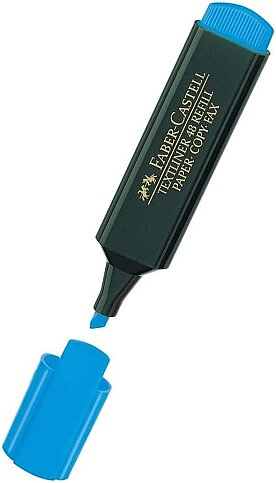 FABER-CASTELL FOSFORLU KALEM MAVİ (5030154851) - 1