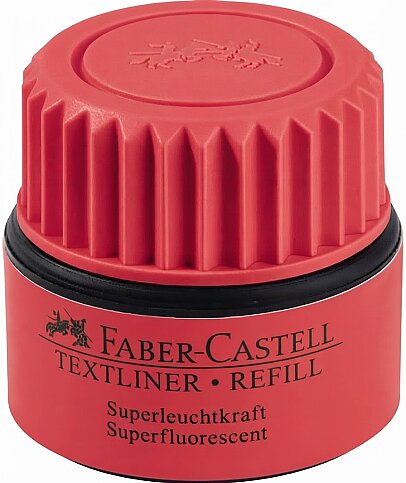 FABER-CASTELL FOSFORLU KALEM MÜREKKEBİ KIRMIZI (5150154921) - 1
