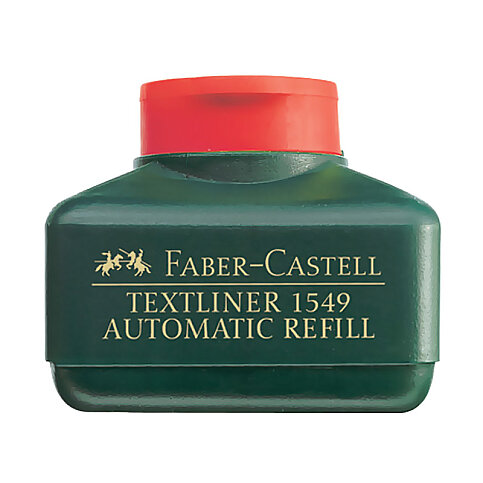 Faber-Castell Fosforlu Kalem Mürekkebi Kırmızı (5150154921) - 2
