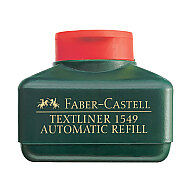 Faber-Castell Fosforlu Kalem Mürekkebi Kırmızı (5150154921) - 3