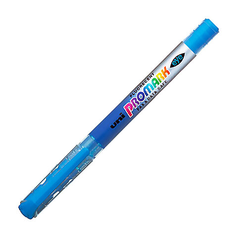 UNİ USP-105 PROMARK EYE FOSFORLU KALEM AÇIK MAVİ - 1