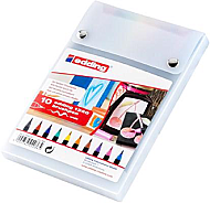 Edding 1340 Fırça Uçlu Keçeli Kalem 10 Renk - EDDİNG (1)