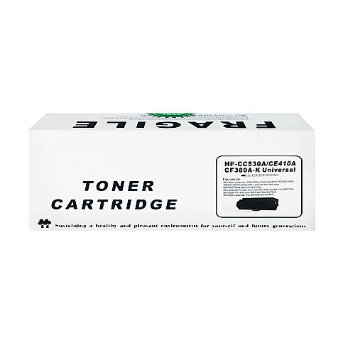 FRAGİLE HP CC530A 305A CF380A SİYAH MUADİL TONER 3500 SAYFA (M476DN M351A M475) - 1