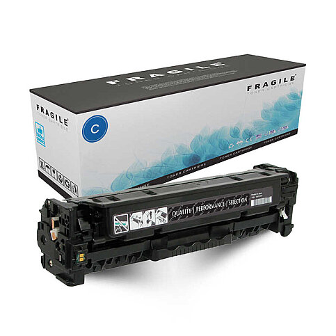 FRAGİLE HP CC531A 305A MAVİ MUADİL TONER 2800 SAYFA (M476DN M351A M475) - 1