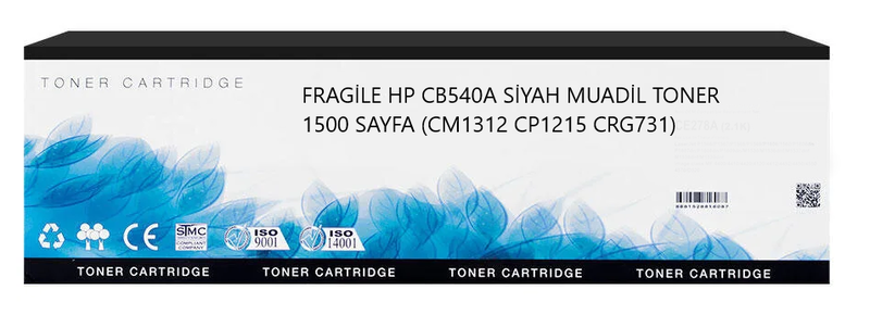 FRAGİLE HP CB540A SİYAH MUADİL TONER 1500 SAYFA (CM1312 CP1215 CRG731)