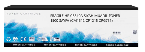 FRAGİLE HP CB540A SİYAH MUADİL TONER 1500 SAYFA (CM1312 CP1215 CRG731) - 1