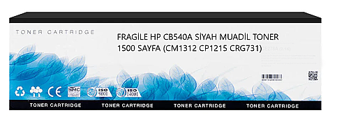 FRAGİLE HP CB540A SİYAH MUADİL TONER 1500 SAYFA (CM1312 CP1215 CRG731) - 1