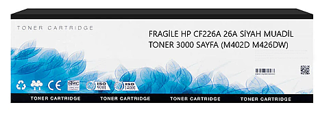 FRAGİLE HP CF226A 26A SİYAH MUADİL TONER 3100 SAYFA (M402D M426DW) - 1