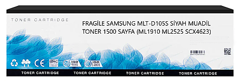 FRAGİLE SAMSUNG MLT-D105L SİYAH MUADİL TONER 2500 SAYFA (ML1910 ML2525 SCX4623) - 1