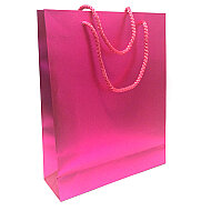 FRESİA KARTON ÇANTA 24x30 METALİZE PEMBE - FRESİA