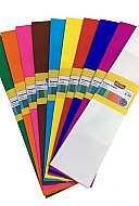 GİNZA GN-228 KRAPON KAĞIDI 50x200 10 RENK POŞET (228.10) - GİNZA