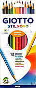 GİOTTO STİLNOVO KURU BOYA 12 RENK KARTON KUTU (256500TR)
