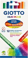 GİOTTO OLİO YAĞLI PASTEL BOYA 12 RENK (293000) - GİOTTO