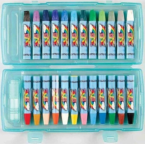 GİOTTO BİG YAĞLI PASTEL BOYA 24 RENK PLASTİK KUTU (295200) - 2