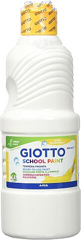 GİOTTO GUAJ BOYA BEYAZ 500ml (535301) - 1