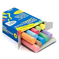 GİOTTO ROBERCOLOR TEBEŞİR KARIŞIK RENK 10LU (538900) - GİOTTO