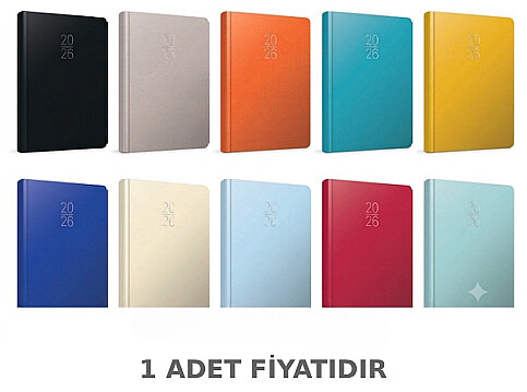 GIPTA 100-ECK EKO GÜNLÜK AJANDA 14x20 CİLT BEZİ (0100ECK-2022) - 1