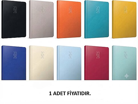 GIPTA 100-ECK EKO GÜNLÜK AJANDA 14x20 CİLT BEZİ (0100ECK-2022) - 1