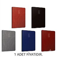 GIPTA 106-ESK EKO GÜNLÜK AJANDA 17x24 ÇİZGİLİ SUNİ DERİ (0106ESK-2022) - GIPTA