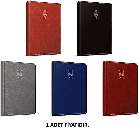 GIPTA 106-ESK EKO GÜNLÜK AJANDA 17x24 ÇİZGİLİ SUNİ DERİ (0106ESK-2022) - 1