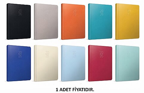 GIPTA 107-ECK GÜNLÜK AJANDA 17x24 CİLT BEZİ (0107ECK-2022) - 1