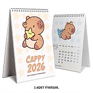 GIPTA 1217-BRS CAPYBARA BRİSTOL ÜÇGEN MASA TAKVİMİ 12x17 (1217BRS-2061) - GIPTA