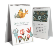 GIPTA 1217-BRS MY BİRD BRİSTOL ÜÇGEN MASA TAKVİMİ 12x17 - GIPTA