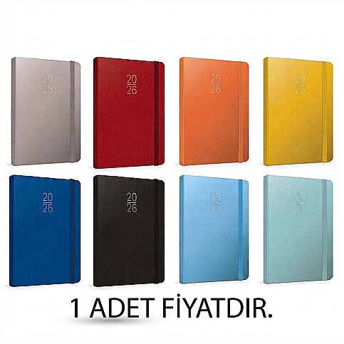 GIPTA 139-ERK EKO CİLT BEZLİ GÜNLÜK AJANDA 13x21 (0139ERK-2021) - 1