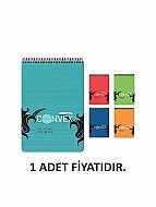 GIPTA 1393 CONVEX SPİRALLİ BLOKNOT A4 ÇİZGİLİ 100 YAPRAK (1393000-2181) - GIPTA