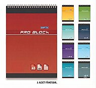 GIPTA 1401 PRO-BLOCK SPİRALLİ BLOKNOT A5 KARELİ 40 YAPRAK (1401000-2181) - GIPTA