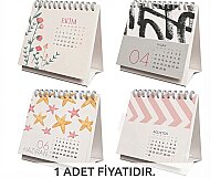 GIPTA 1414-SVM SIVAMA ÜÇGEN MASA TAKVİMİ 14x14 (1212SVM-2061) - GIPTA